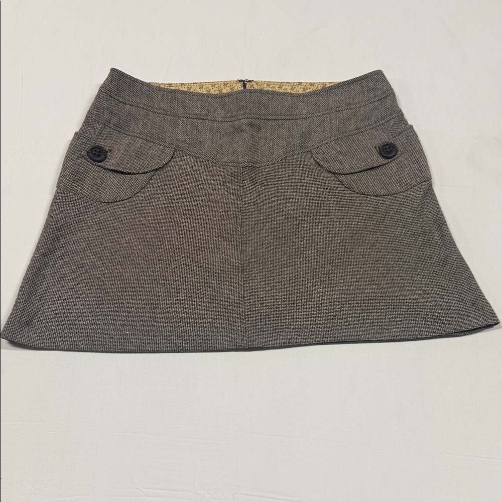Ivy Jane Vintage Brown Acrylic/Wool Skirt Womens 14